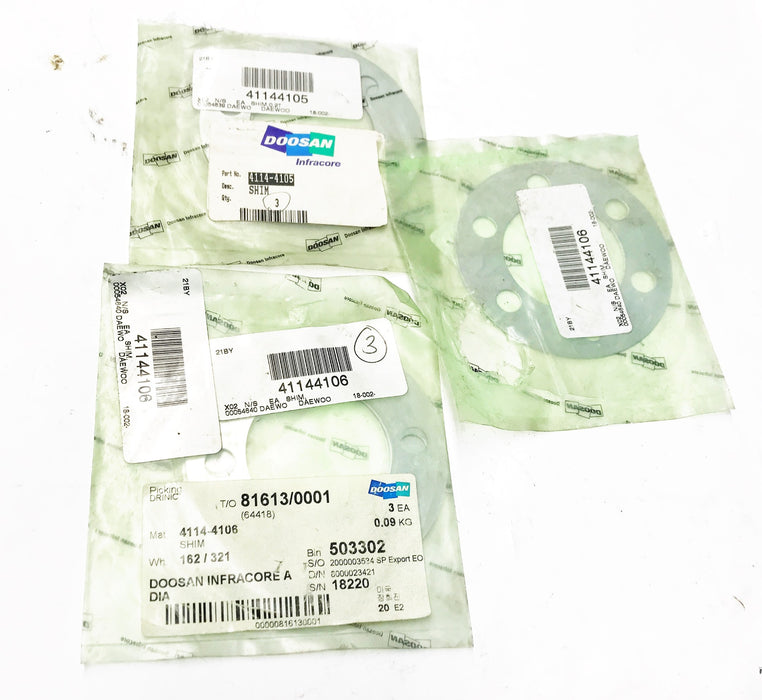 Doosan Shim 4114-4106 [Lot of 3] NOS