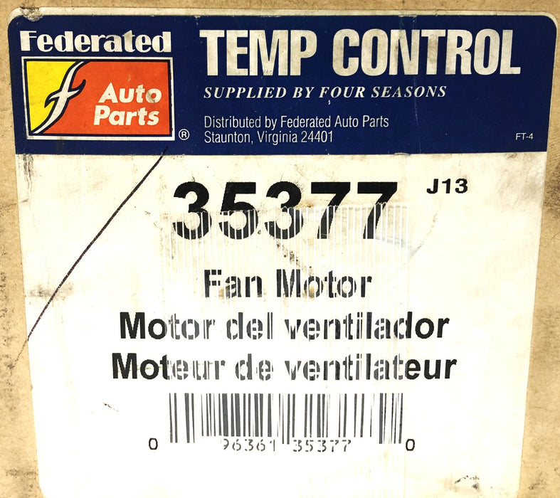 Four Seasons/Federated Radiator Fan Motor 35377 NOS