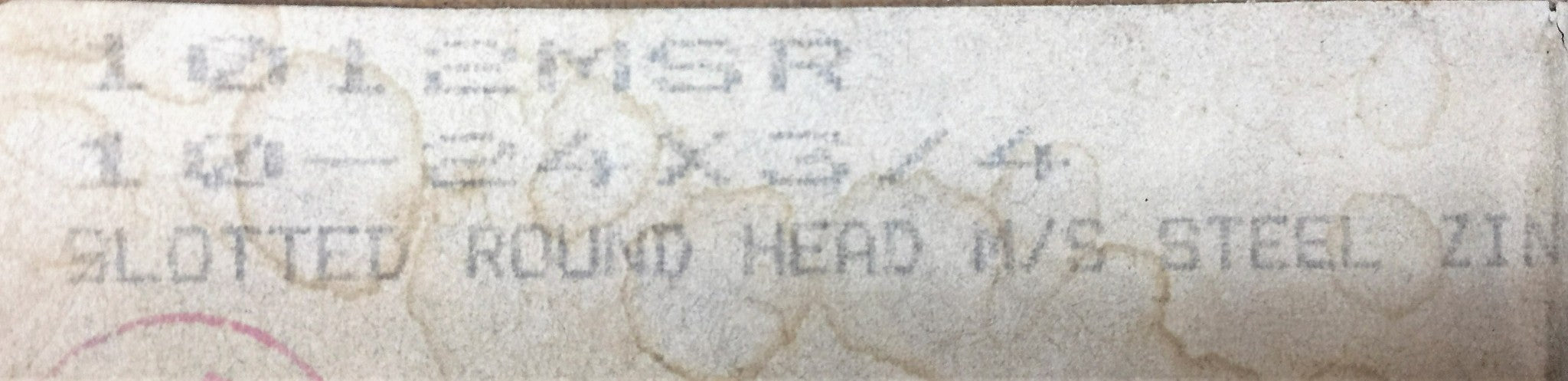 Unbranded 10-24 x 3/4" Slotted Round Head Machine Screw 5305-281 (200pcs) NOS