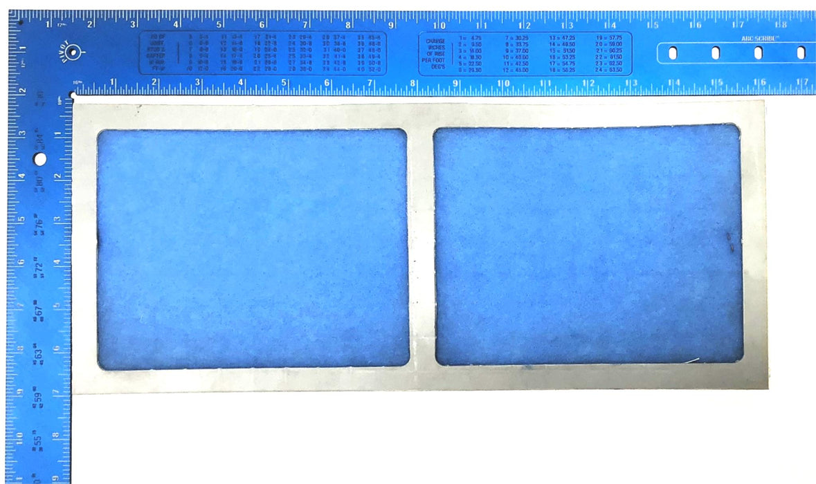 Schroff 16" X 6-3/4" X 1/4" Filter 60703-028 (Glue Separating) (60703028) NOS