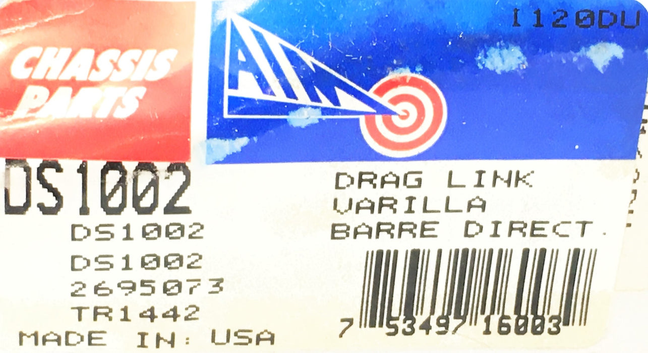AIM Steering Drag Link DS1002 NOS