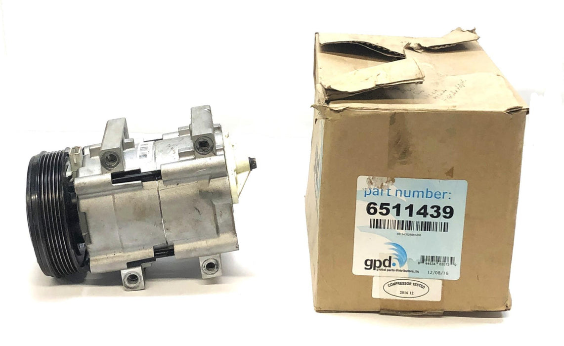 GPD / Global Parts Distributors A/C Compressor 6511439 USED