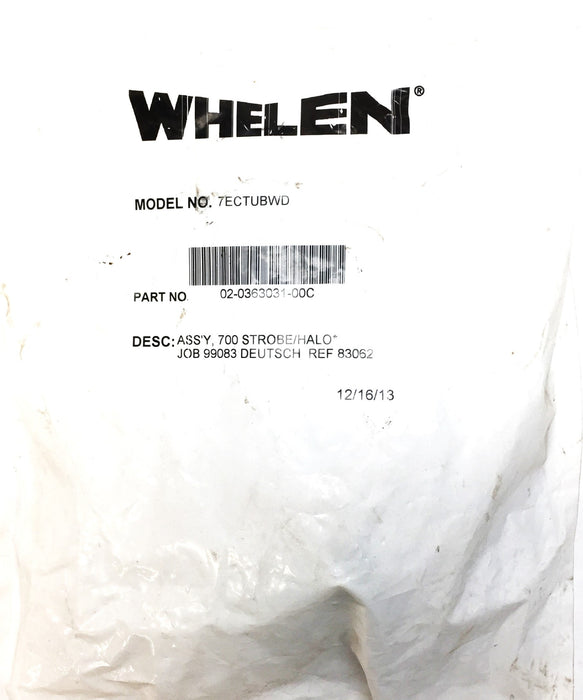 Whelen Linear 700 Strobe Halo Reflector Assembly 02-0363031-00C NOS