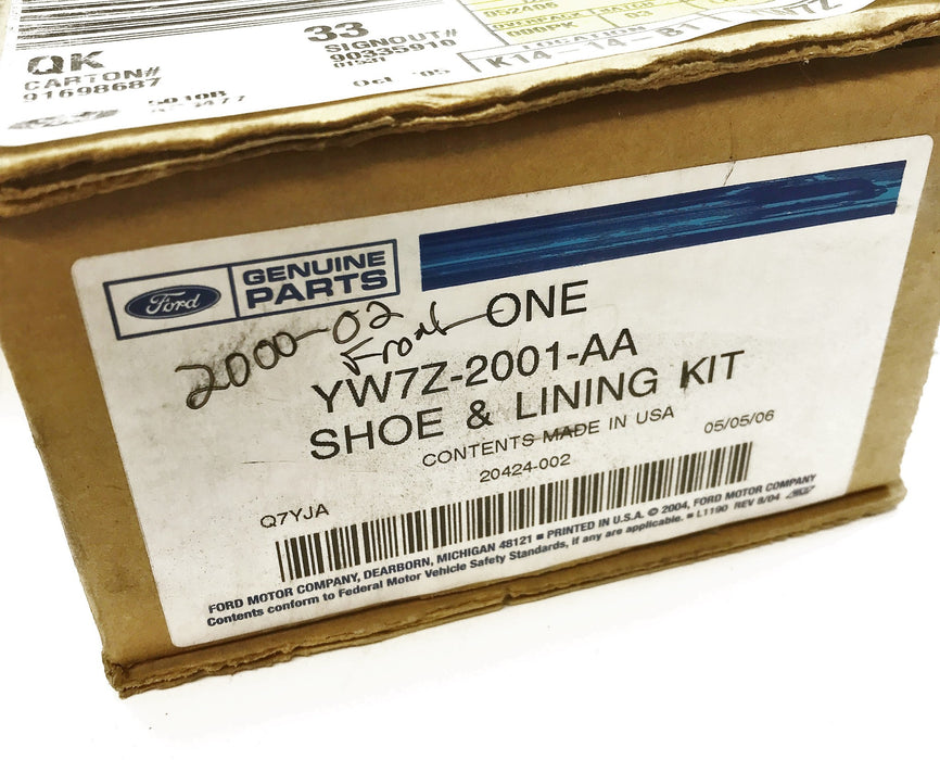 Ford OEM Brake Pad Set YW7Z-2001-AA NOS