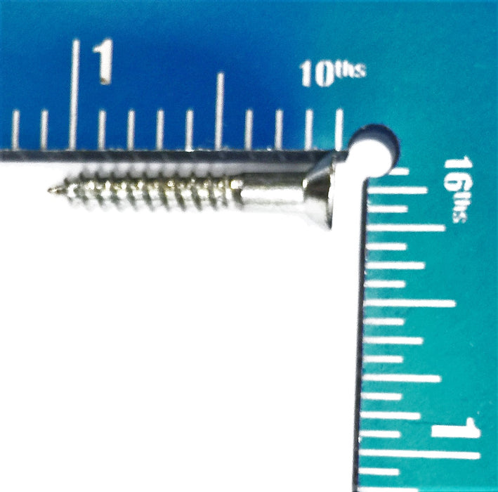 Unbranded 6 X 1" Phillips Flat Wood Screw Steel Zinc 5305-136 (900pcs) NOS