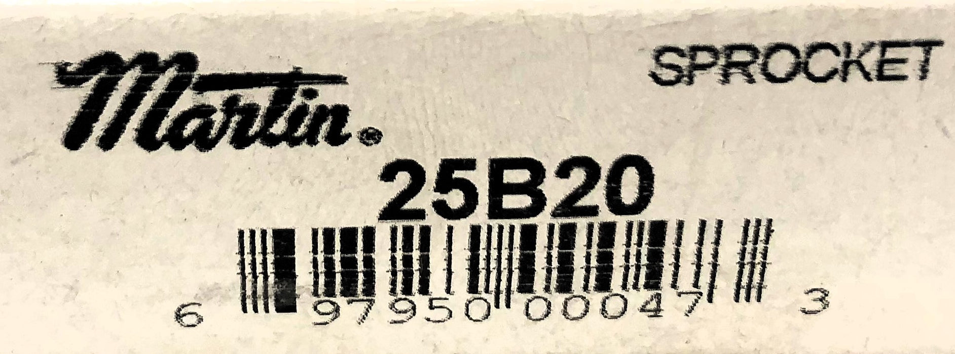 Martin Sprocket 25B20 [Lot of 2] NOS