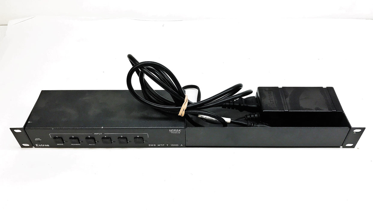 Extron 6-Port Switcher Box (w/ Rack Mount and AC Adapter) SW6-MTP-T-15HD-A USED