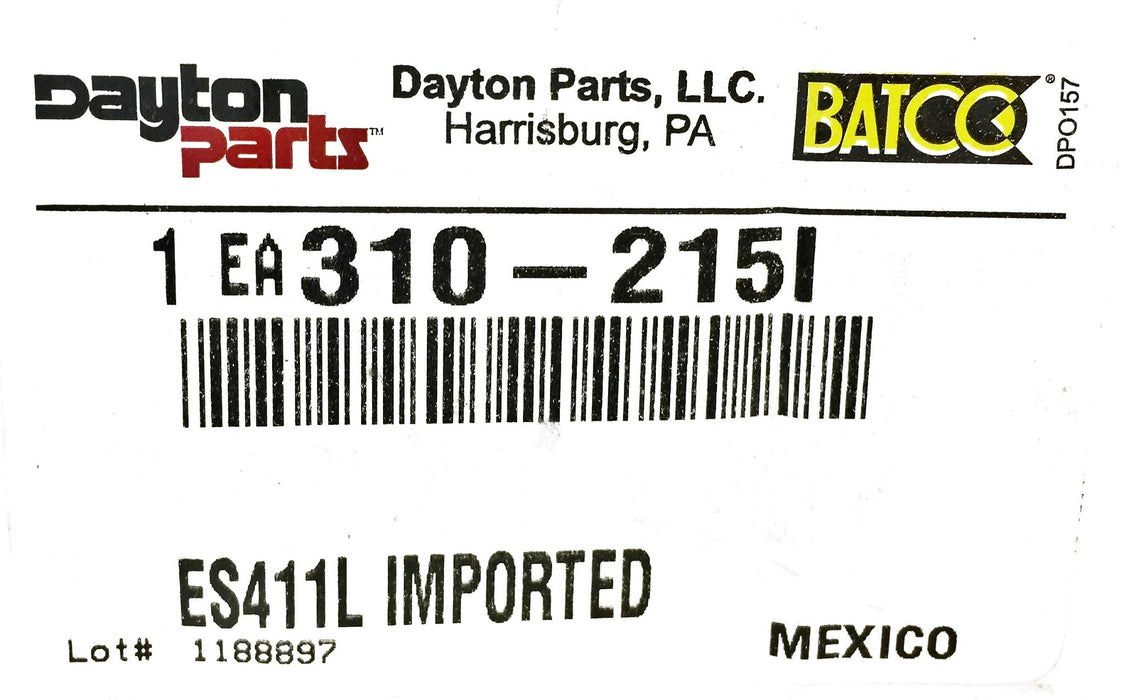 Dayton Parts Tie Rod End 310-215l (ES411L) NOS