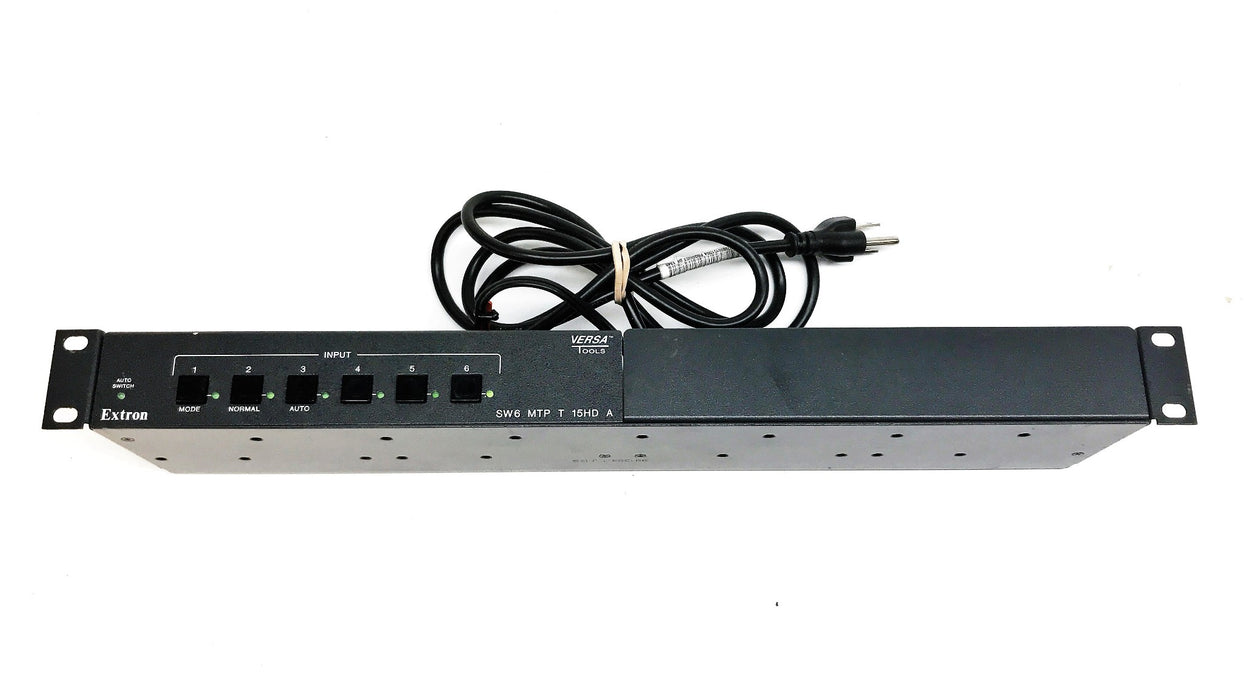 Extron 6-Port Switcher Box (w/ Rack Mount and AC Adapter) SW6-MTP-T-15HD-A USED