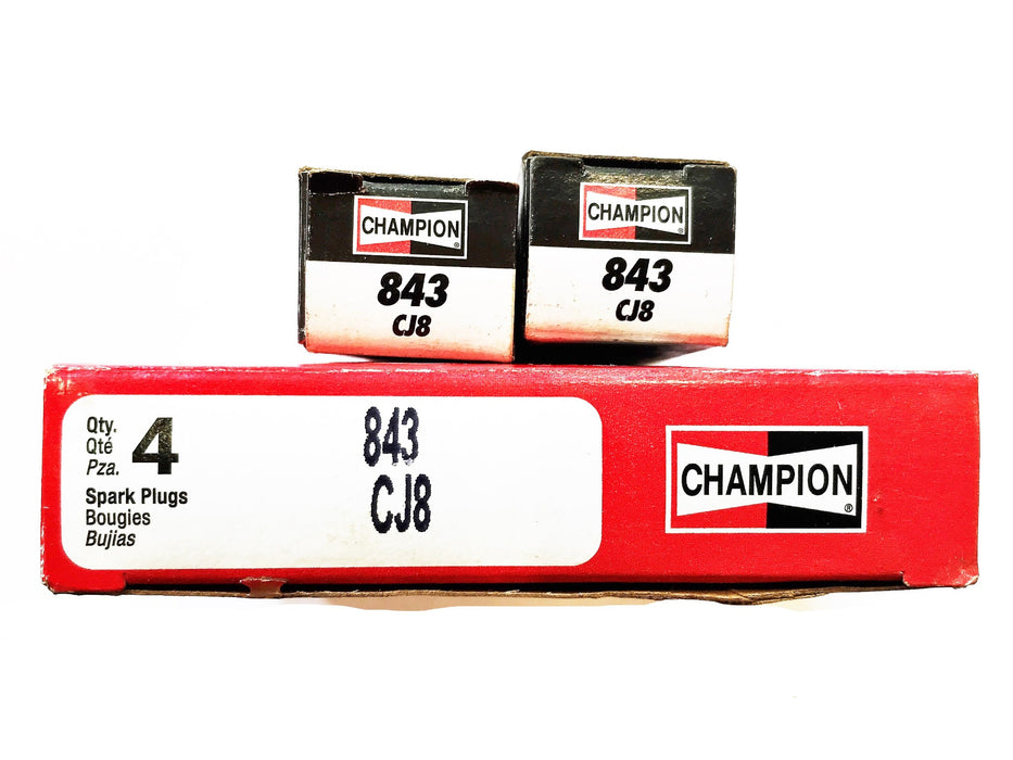 Champion Copper Plus Spark Plug 843 [Lot of 6] NOS
