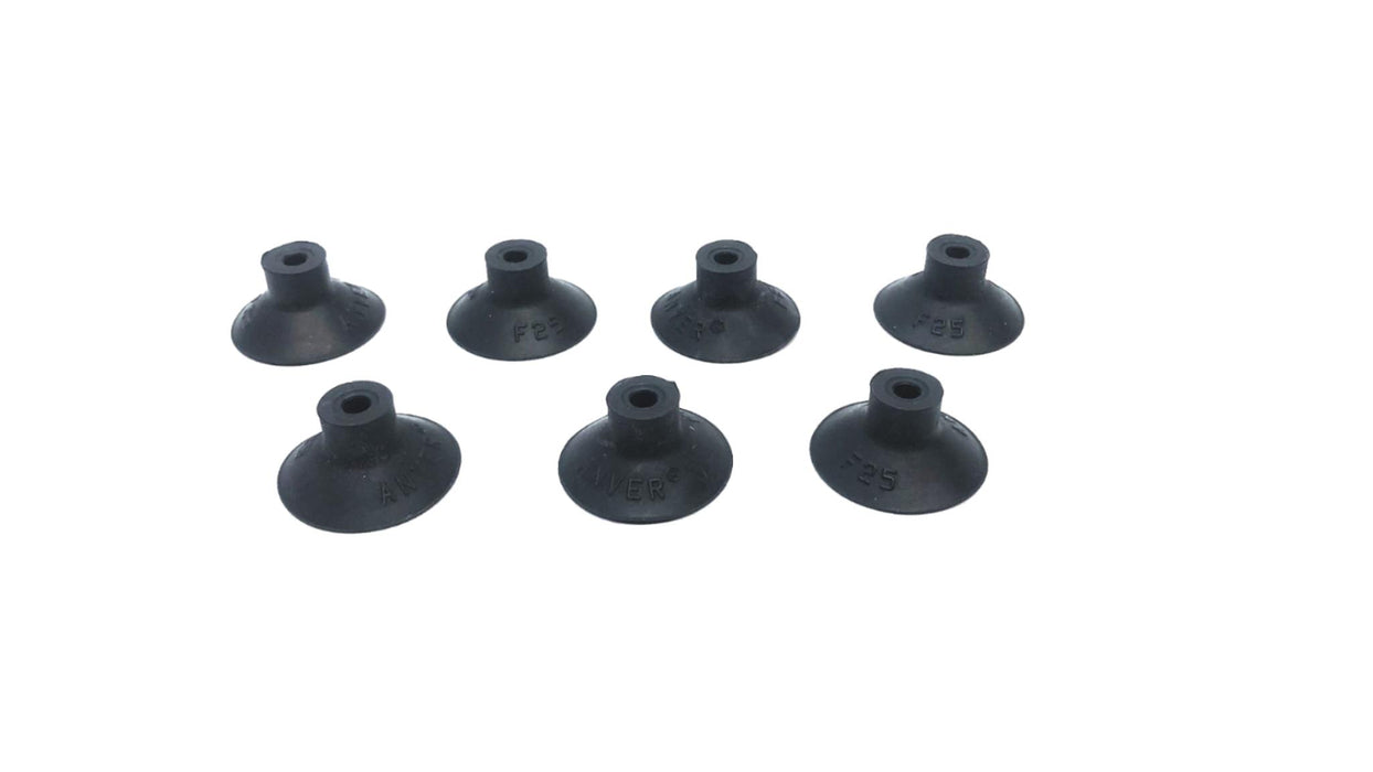Anver 25mm Flat Suction Cup F25 [Lot of 7] NOS