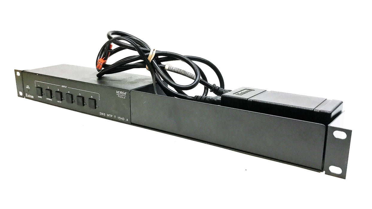 Extron 6-Port Switcher Box (w/ Rack Mount and AC Adapter) SW6-MTP-T-15HD-A USED