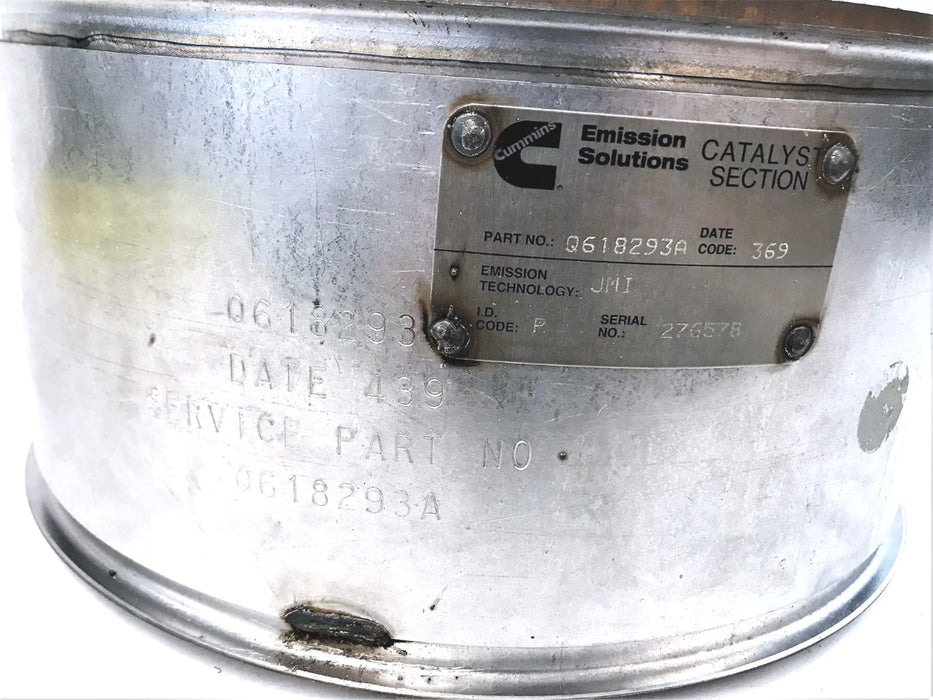 CUMMINS OEM DIESEL OXIDATION CATALYST Q618293A NOS