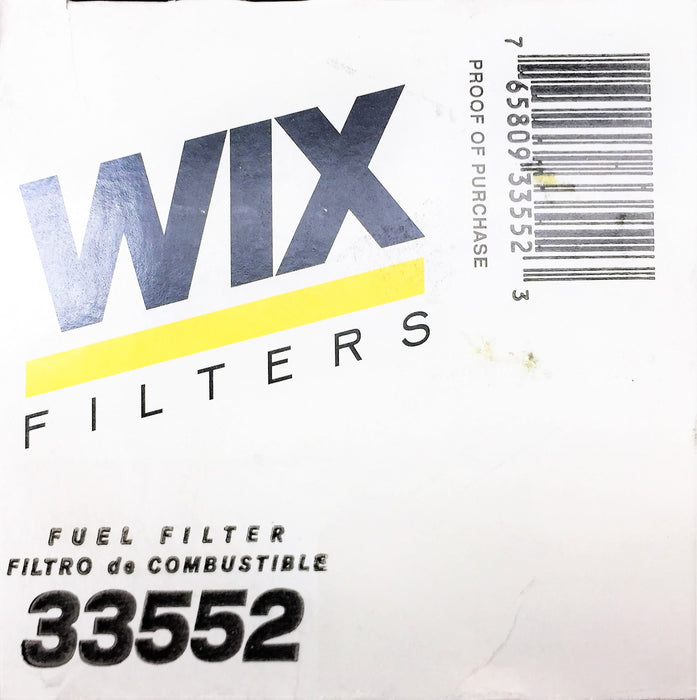 WIX FILTERS Fuel Filter 33552 NOS