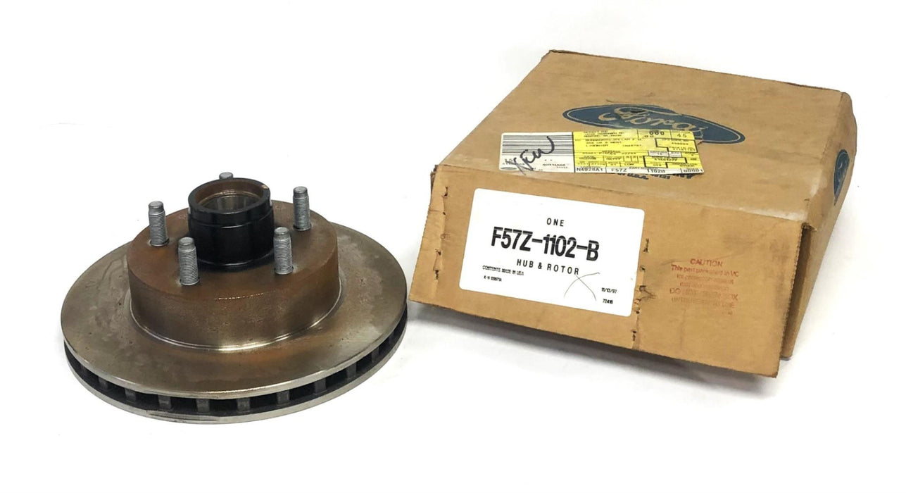 Ford OEM Disc Brake Hub And Rotor Assembly F57Z-1102-B NOS