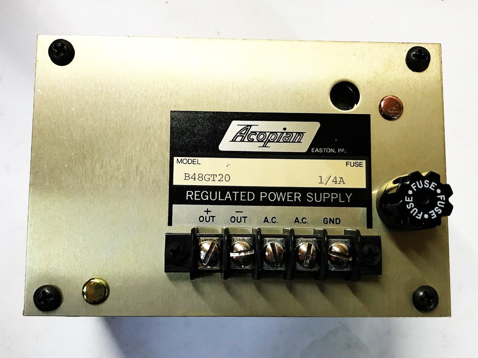 Acopian Power Supply B48GT20 NOS