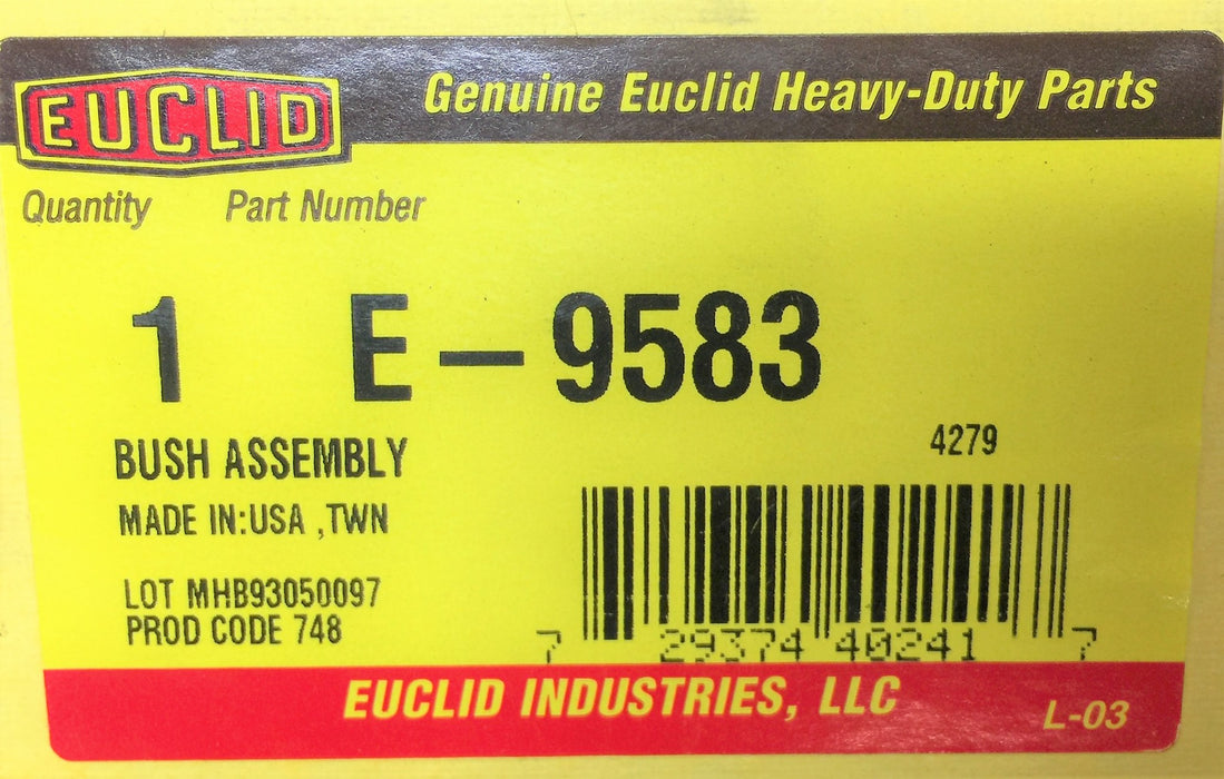 EUCLID Bushing Assembly E-9583 NOS