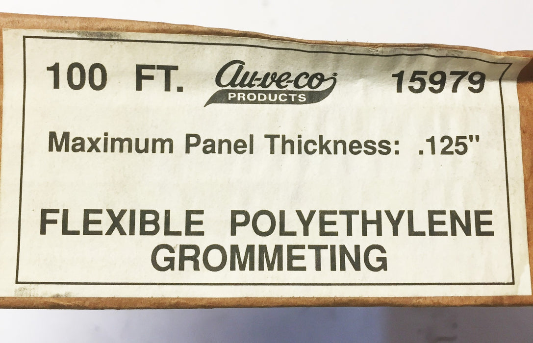 Auveco .125" Thick Flexible Polyethylene Grommeting Strip 15979