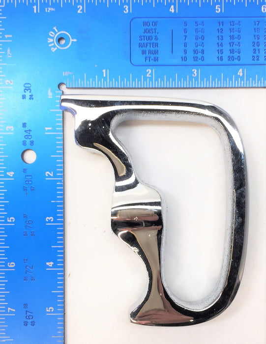 UNBRANDED Chrome Ladder Rack Handle with 3/8" Threaded Opening 543320 NOS