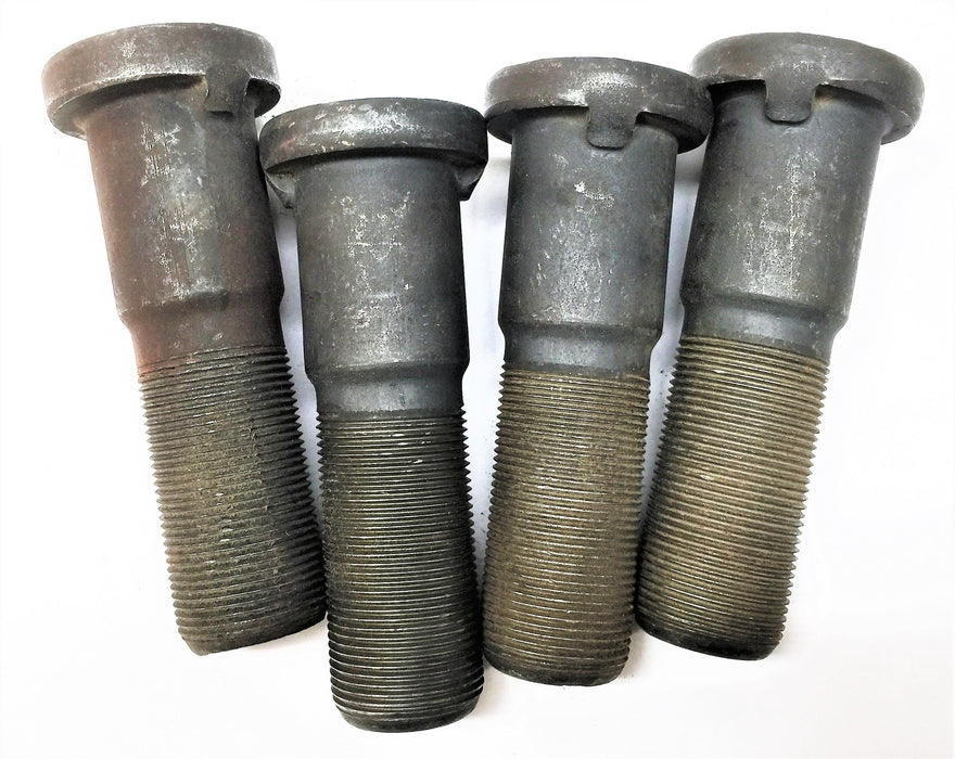 UNBRANDED 4"-14 x 1" LH Wedged Wheel Stud [Lot of 4] NOS