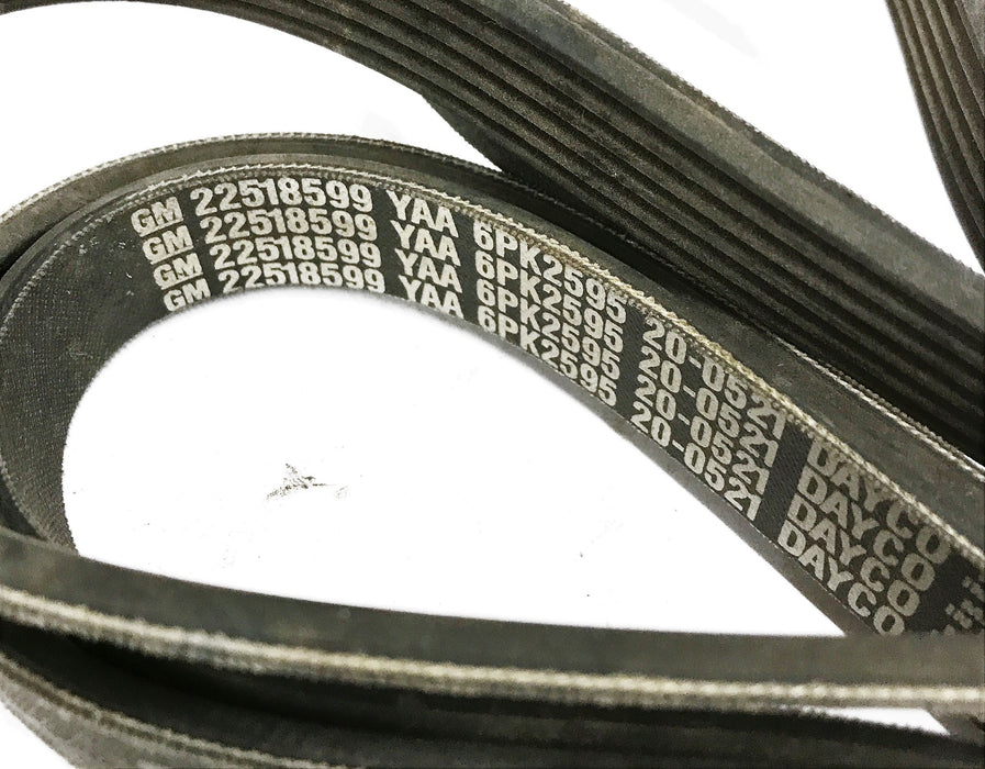Dayco/GM Serpentine Belt 22518599 (6PK2595) NOS