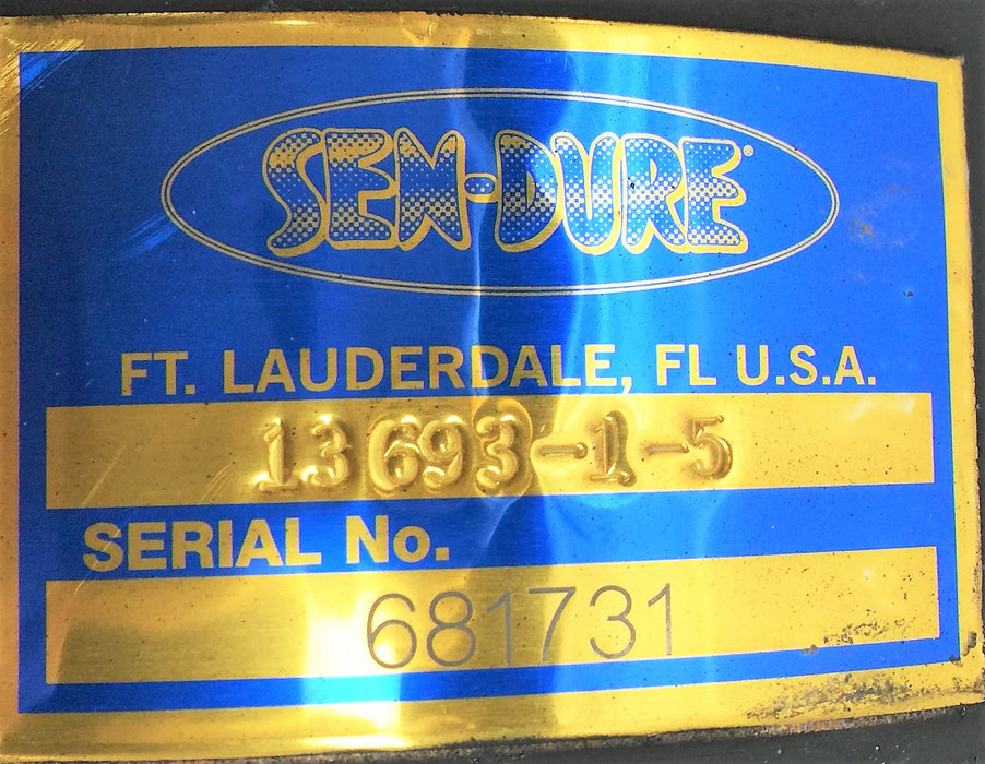 SEN-DURE Heat Exchanger 13693-1-5 NOS