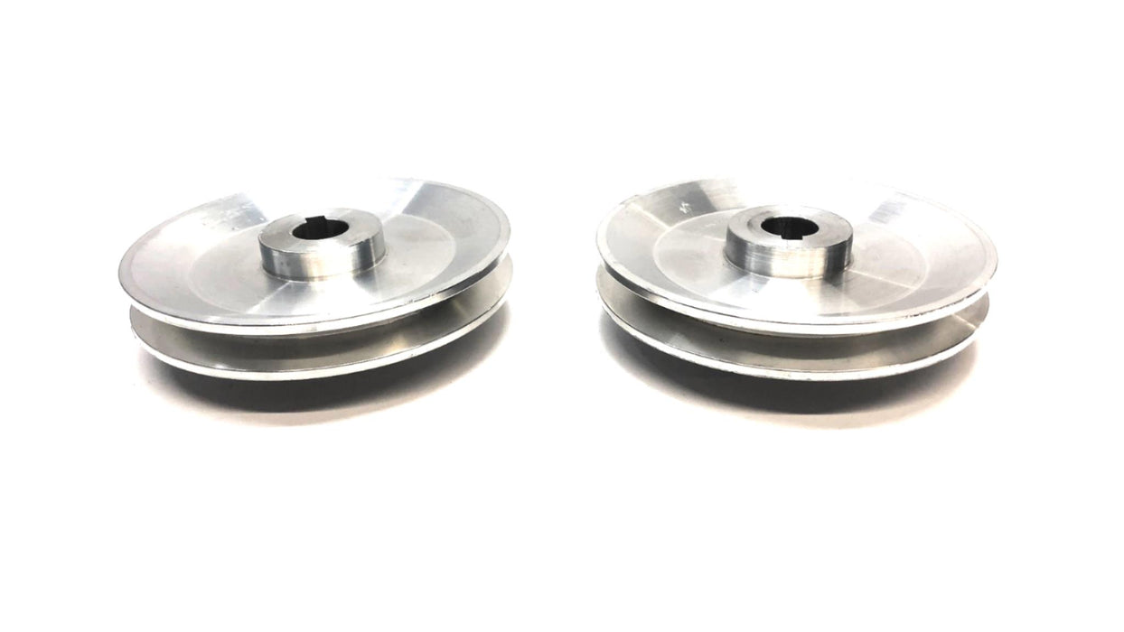 Unbranded Aluminum Pulley 105mm [Lot of 2] USED