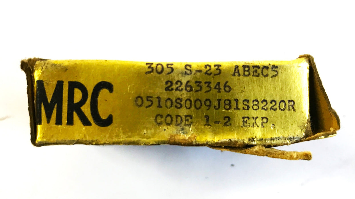 MRC Deep Groove Ball Bearing 305-S-23 NOS