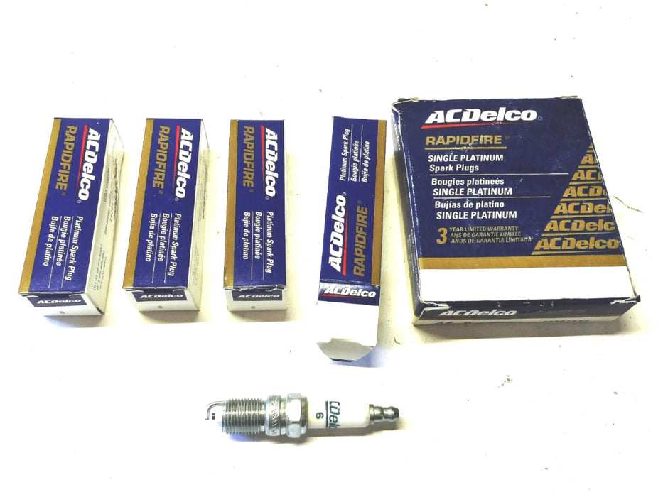 AC Delco Spark Plugs #6 19307137 (Pack of 4) [Lot of 2] NOS