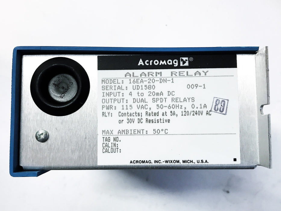 Acromag Alarm Relay 16EA-20--DN-1 NOS