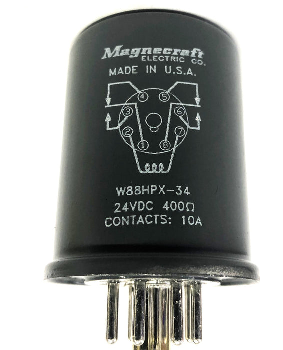Magnecraft 24VDC 10A Relay W88HPX-34 NOS