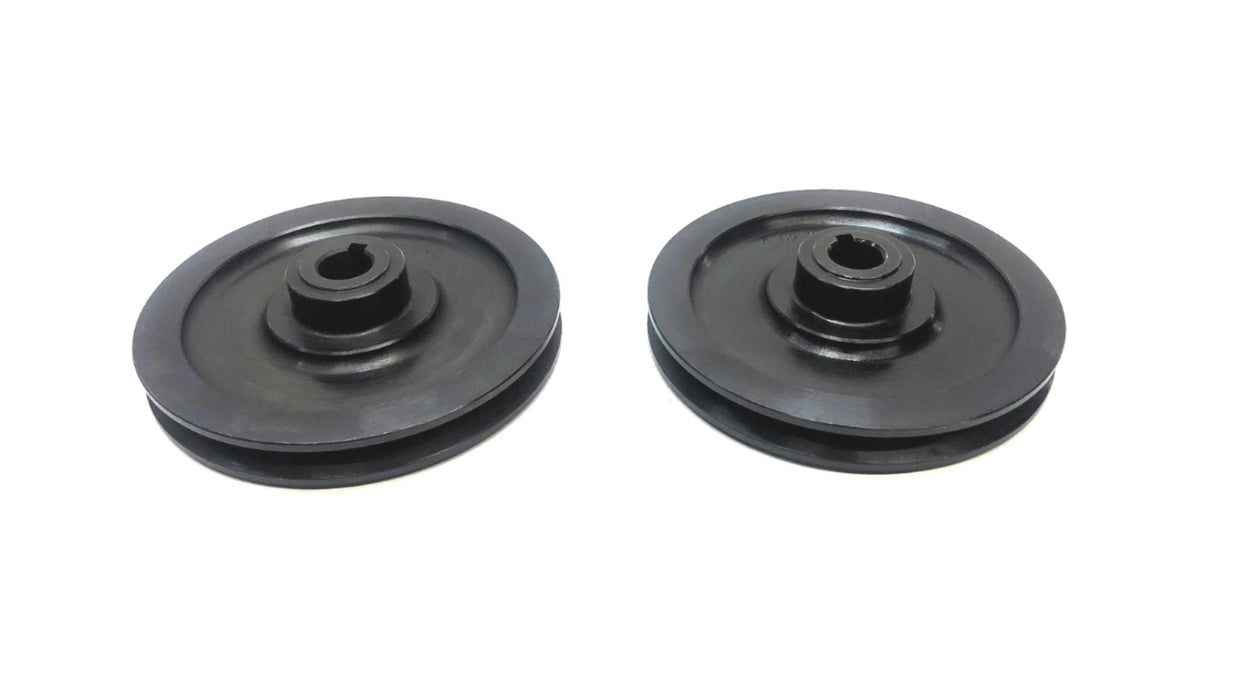 Unbranded .575" Bore 4-3/4" Overall Diameter Pulley A-0958V23 [Lot of 2] USED