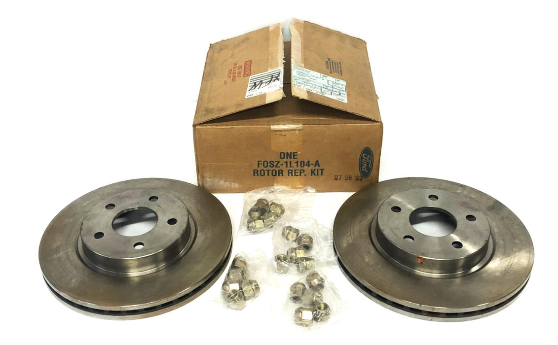 Ford OEM Front Disc Brake Rotor Kit FOSZ-1L104-A NOS