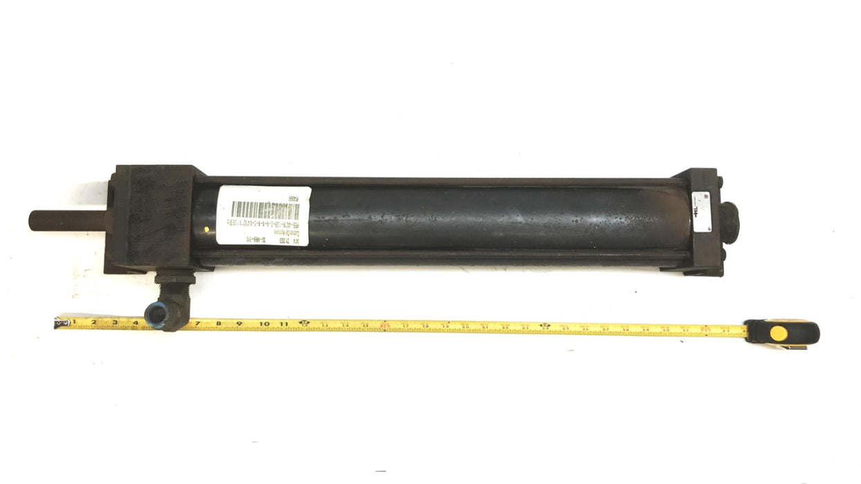 Eaton Hydroline Hydraulic Cylinder with Elbow R5E-4x21N-1.38-2-N-N-N-5-X USED