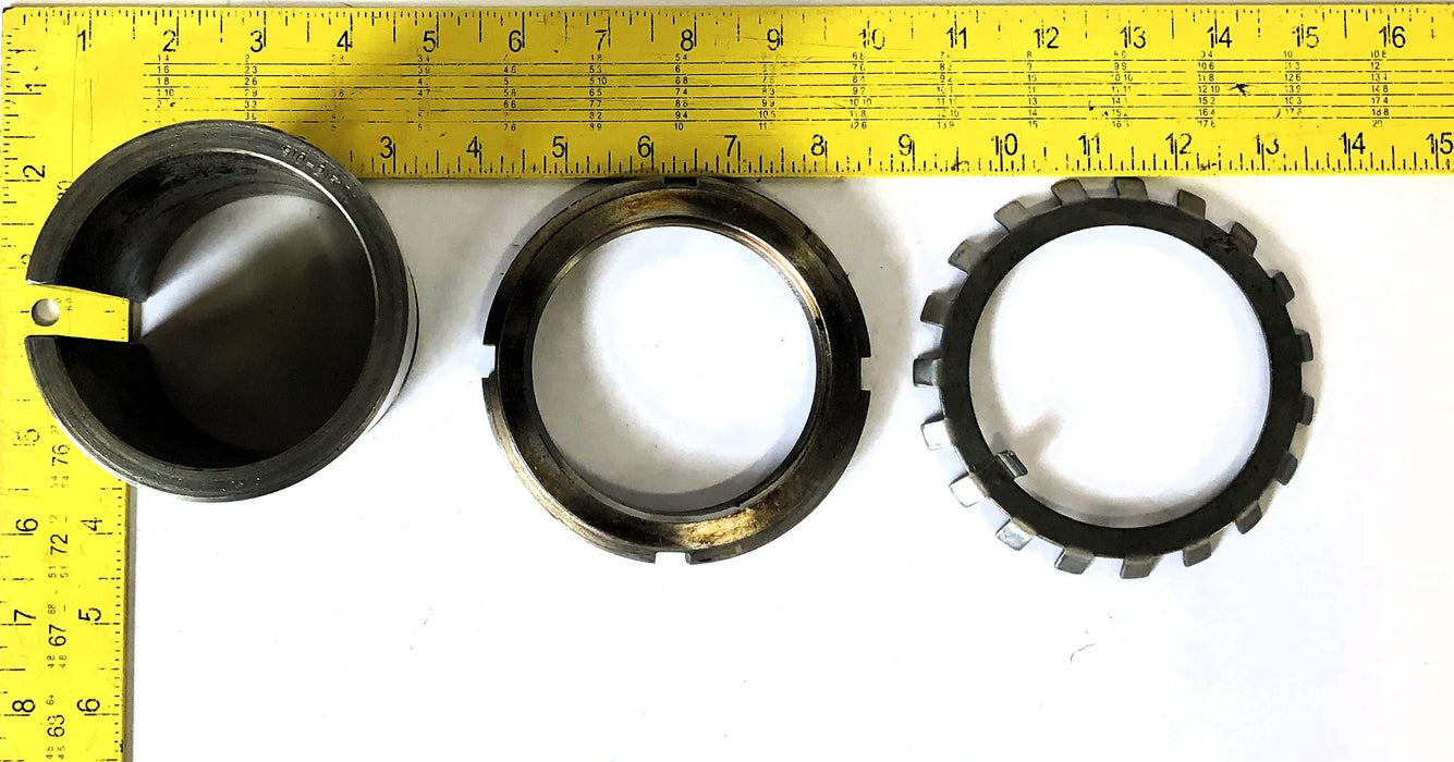 REX Chainbelt INC Bearing Adapter Sleeve Set S10-215 (AN17, W17) NOS