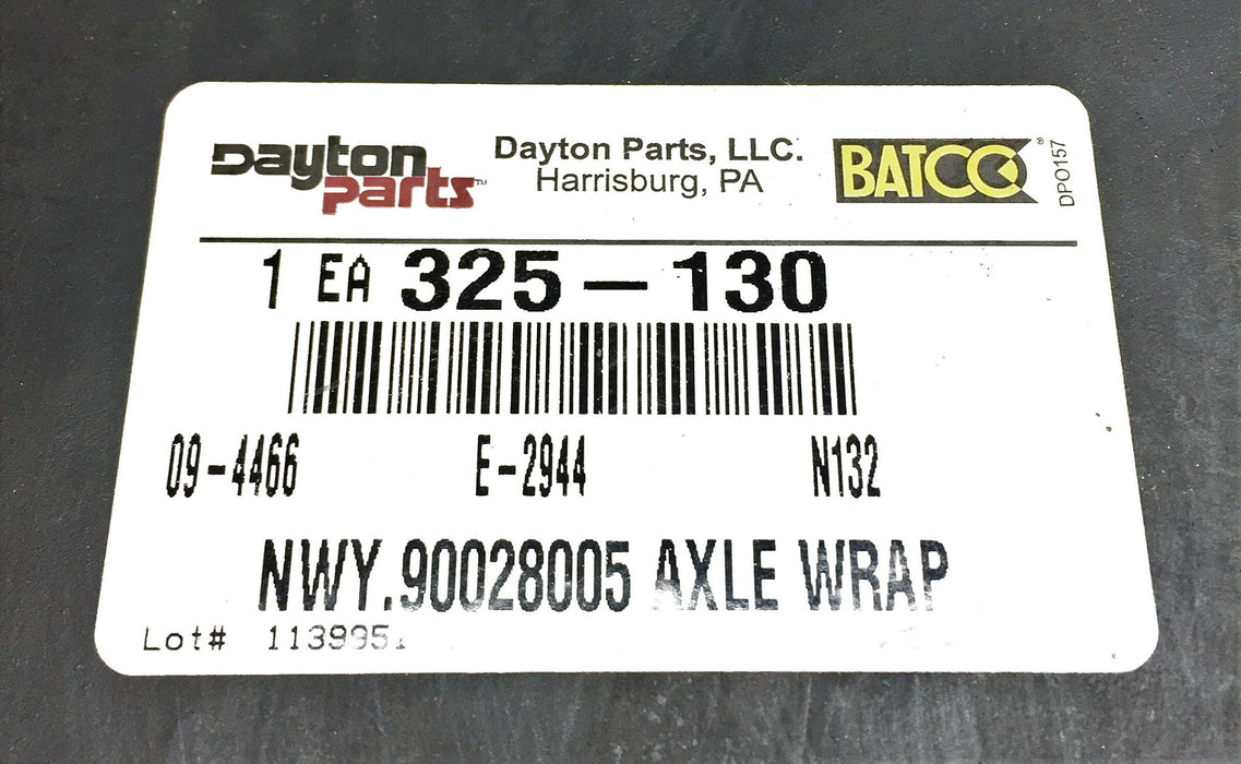 Dayton Parts Axle Wrap 325-130 (E-2944) NOS