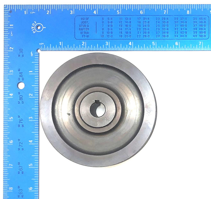 Unbranded .575" Bore 4-3/4" Overall Diameter Pulley A-0958V23 [Lot of 2] USED