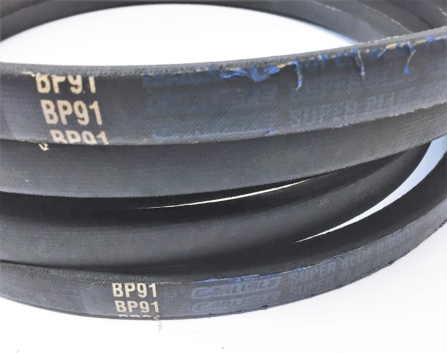 Carlisle "Super Blue Ribbon" Classical V-Belt BP91 [Lot of 2] NOS