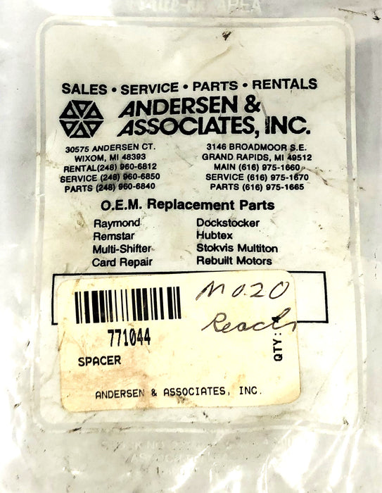 Anderson & Associates Spacer 771-044 [Lot of 4] NOS