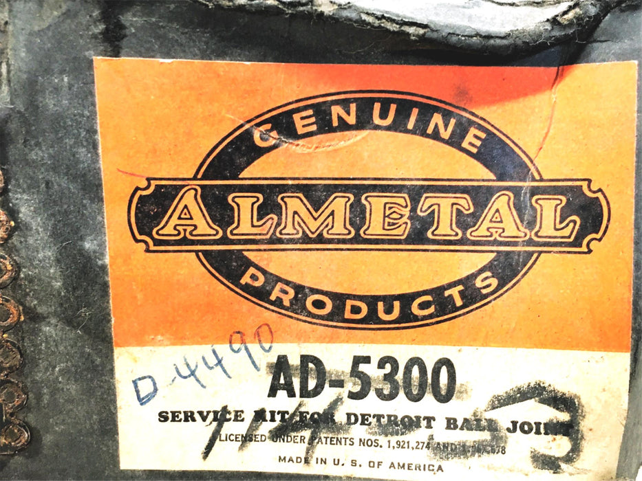 Almetal Ball Joint Service Kit AD-5300 NOS