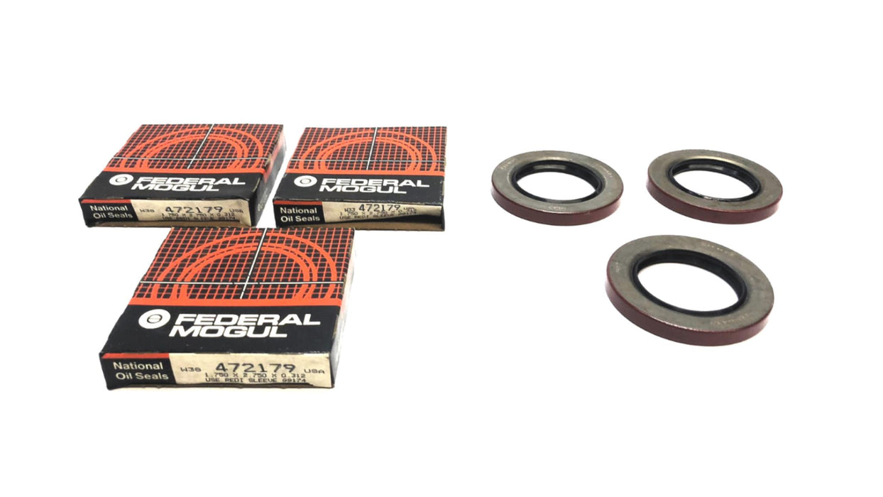 Federal-Mogul National Oil Seal 472179 [Lot of 3] NOS
