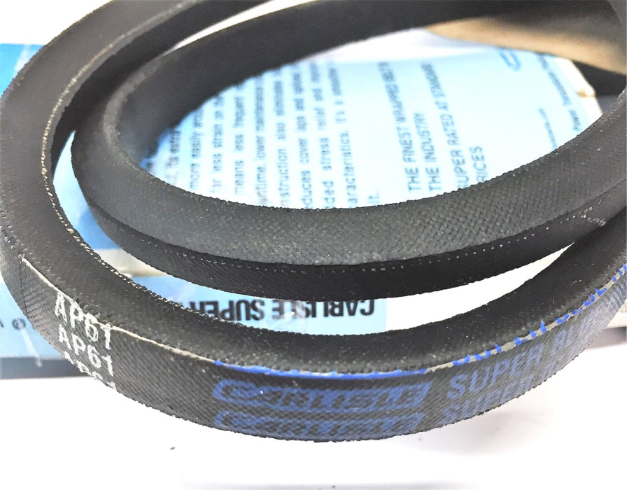 Carlisle "Super Blue Ribbon" Classical V-Belt AP61 (13C1600) [Lot of 2] NOS