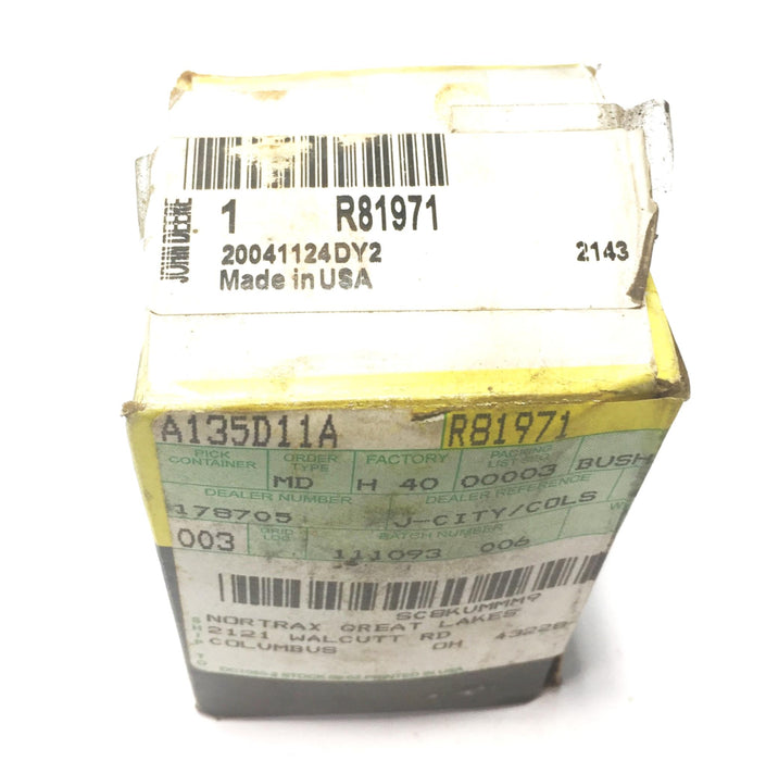 John Deere OEM Bushing R81971 NOS