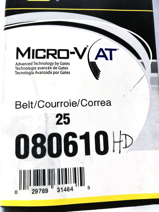 NAPA Gates Micro-V/AT V-Belt 080610 NOS