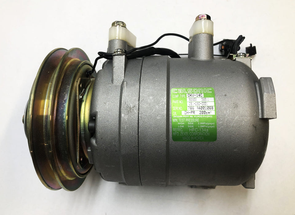 Zexel / Calsonic DKV-14C A/C Compressor 92600-3S511 (68455) NOS