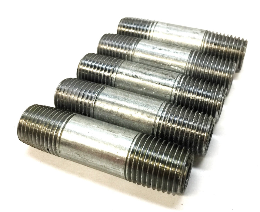 STZ 1/4" x 2" Galvanized Steel Pipe Nipple 501330 [Lot of 5] NOS