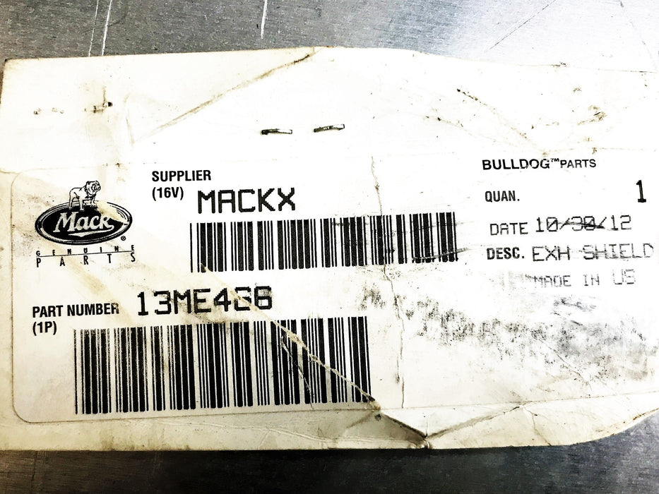 Mack OEM Exhaust Shield 13ME466 NOS