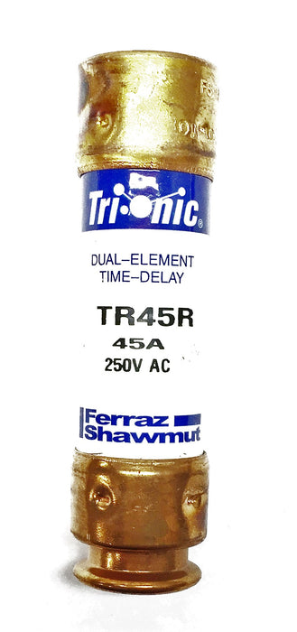 Ferraz Shawmut Tri-Onic Dual Element Time Delay Fuse (10-Pack) 250V TR45R NOS