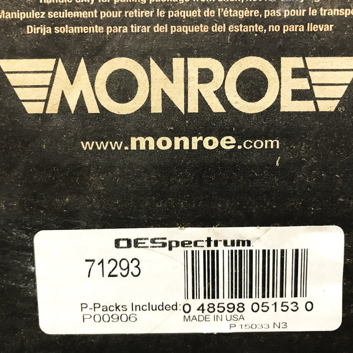 Monroe Spectrum Suspension Strut 71293 NOS