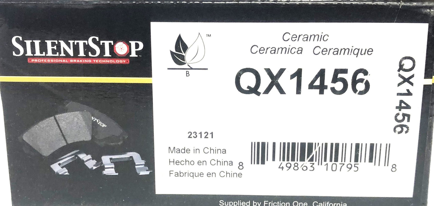 Silent Stop Ceramic Brake Pad Kit QX1456 NOS